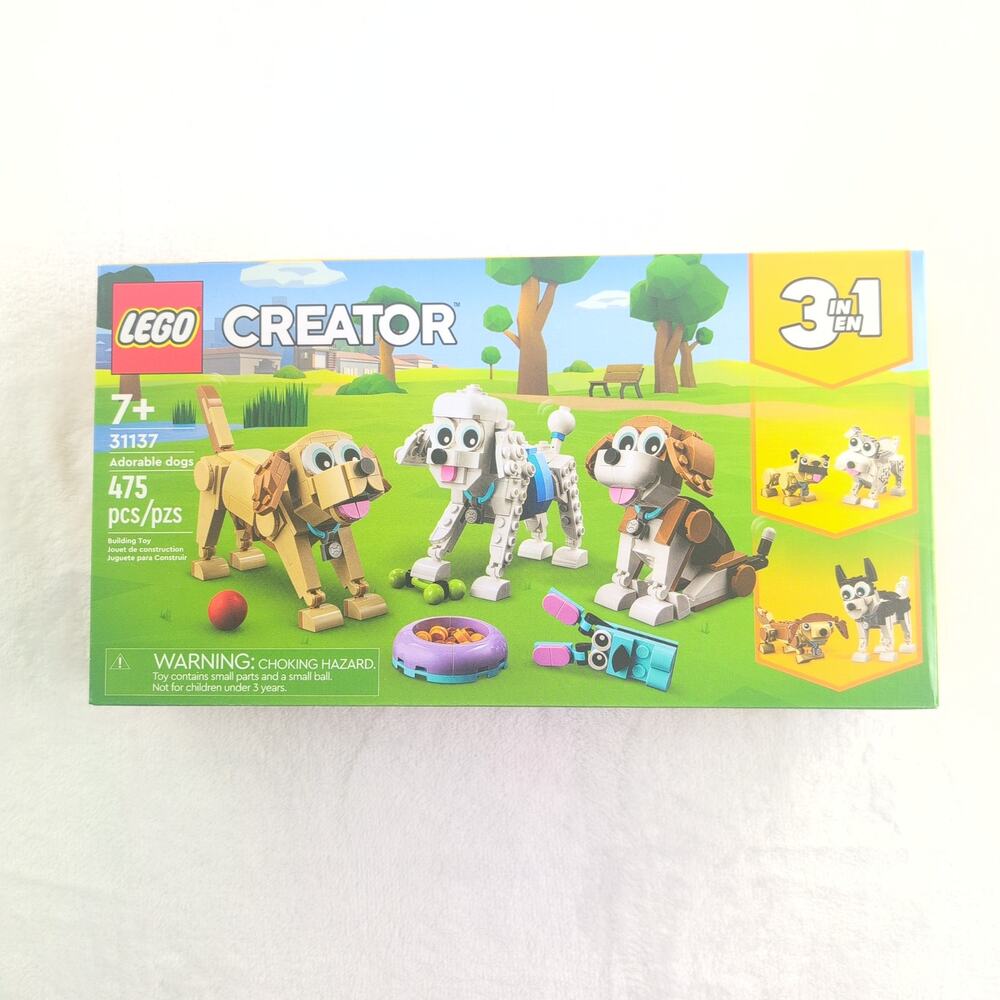 Lego Creator Adorable Dogs New & Sealed In Box 475 Pcs Age 7+